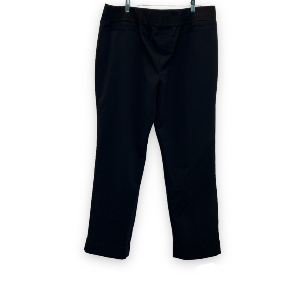 NEW‎ Additions Maternity Black Cuffed Hem Pants Large L